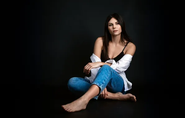 Picture look, pose, sitting, Anna
