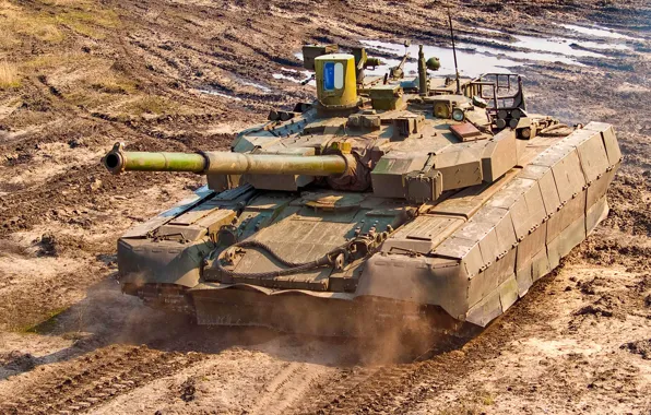 Picture tank, armor, Ukraine, T 84, stronghold