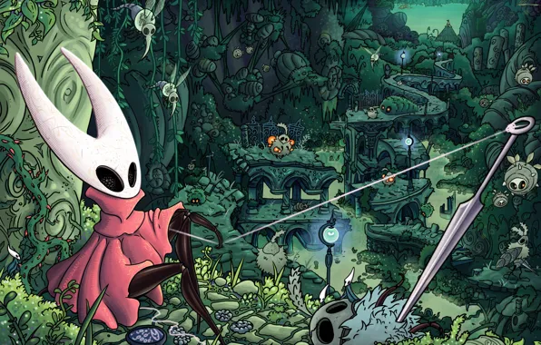 The game, Game art, Hollow Knight