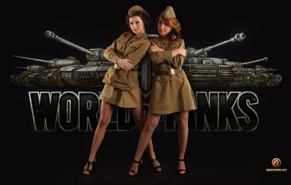 Girls, form, girls, tanks, games, world of tanks, army, women