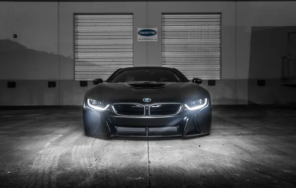 Bmw, wheels, black, tuning, night, face, germany, low