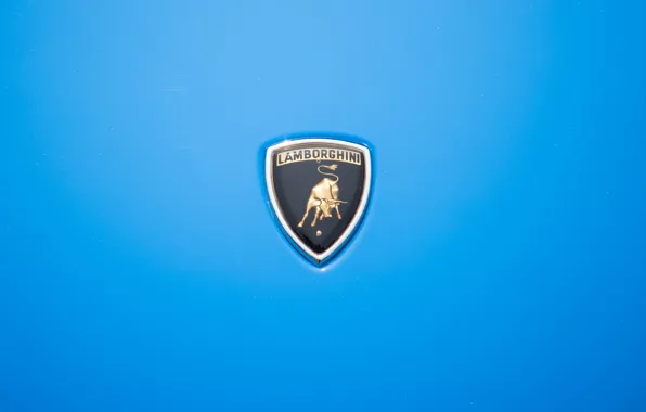 Picture Auto, Blue, Lamborghini, Machine, Classic, Logo, Logo, Car