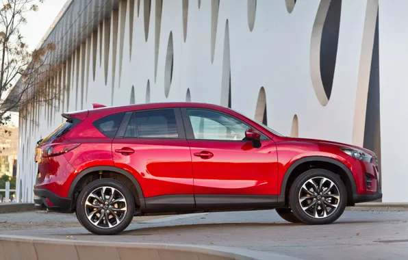 Red, jeep, Mazda, Mazda, crossover, suv, CX-5