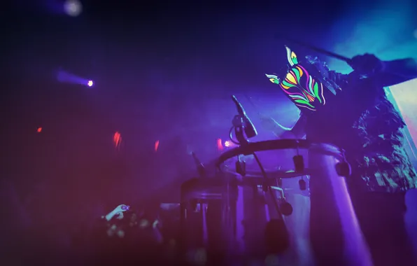 Music, The game, Mask, Downtown, Electronic, Club, Ambient, Drums