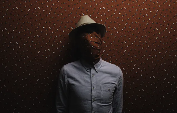 Wallpaper wallpaper, hat, man, dress shirt, covered face images for