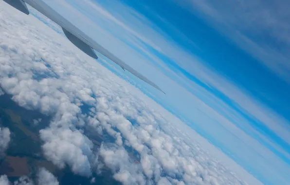 The sky, clouds, widescreen, Wallpaper, cloud, horizon, wallpaper, widescreen
