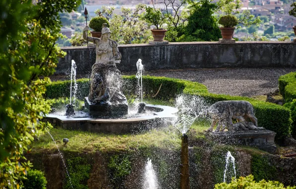 Picture Italy, fountain, Tivoli, Villa d'este