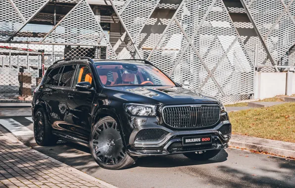 Mercedes-Benz, Mercedes, Jeep, Mercedes, Brabus, Maybach, The front, GLS