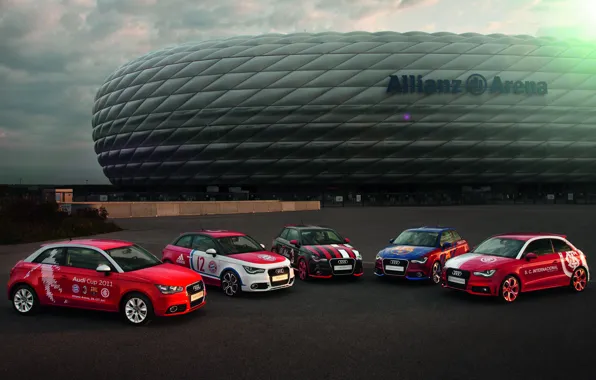 Picture Audi, Audi, Machine, Allianz Arena, Allianz Arena, Audi Cup