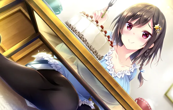 Girl, Plug, Cake, omoi o sasageru otome no melody