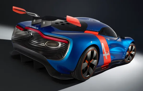 Concept, the concept, Renault, spoiler, Reno, rear view, wing, Alpine