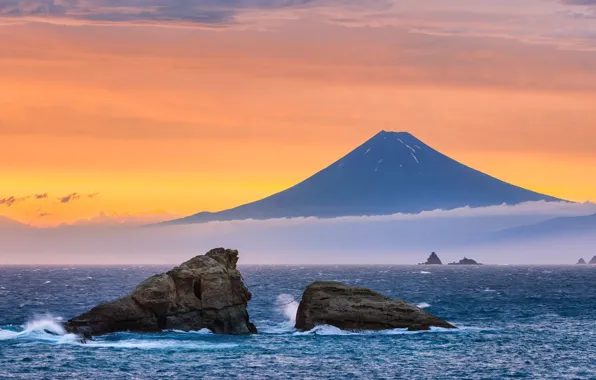 Mountain, Japan, Fuji, Fuji