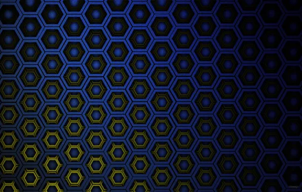 Picture texture, hexagons, cell