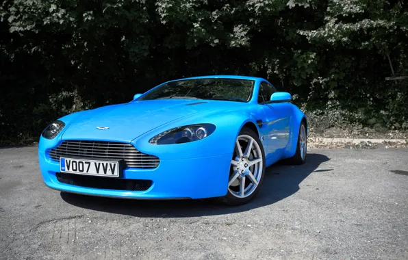 Picture Aston Martin, Blue, Wrap, DB8