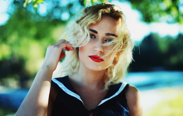 Look, girl, portrait