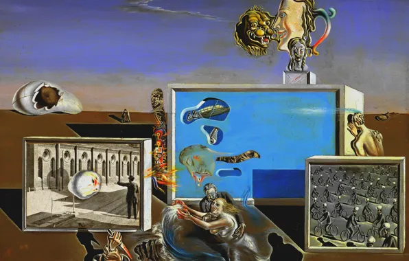 Surrealism, picture, Salvador Dali, Salvador Dali, Enlightened Fun