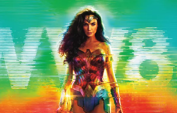 Background, brunette, costume, beauty, Wonder Woman, poster, comic, DC Comics