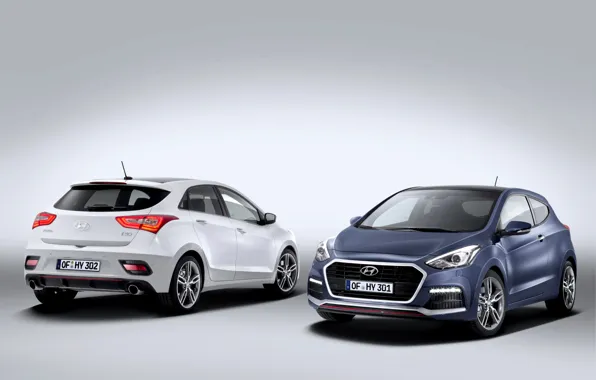 Picture photo, Hyundai, Cars, Two, 2015, i30 Turbo