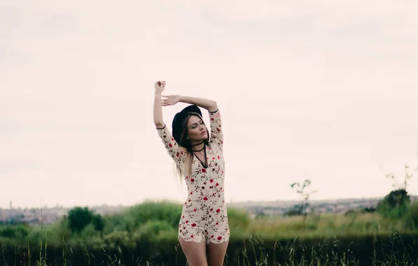 Summer, girl, face, mood, figure, legs