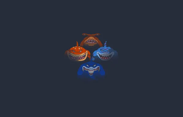 Minimalism, Style, Shark, Background, Art, Art, Style, Background