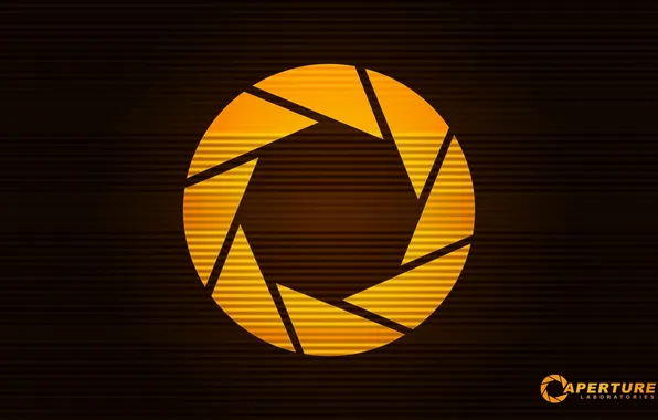 Picture the game, science, round, logo, the portal, Portal, Half-Life, company