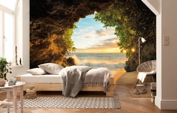 Room, interior, bedroom