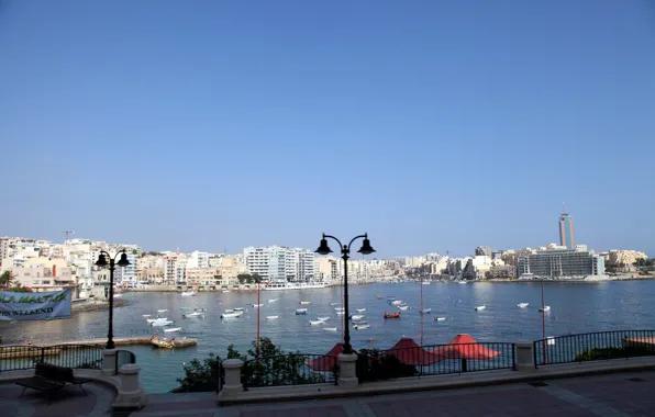 Picture promenade, Malta, Valletta, Valletta