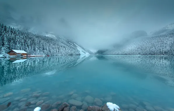 Picture Light, Lake Louise, Early Morning