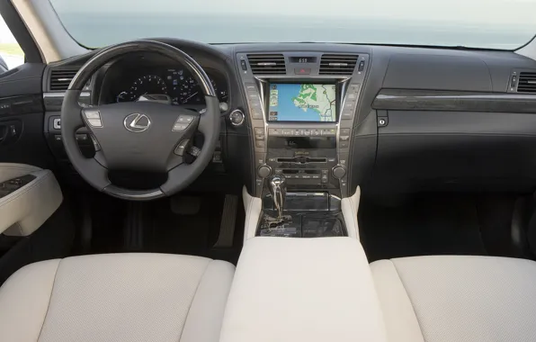 Machine, auto, lexus, sedan, salon, Lexus, hybrid, dashboard