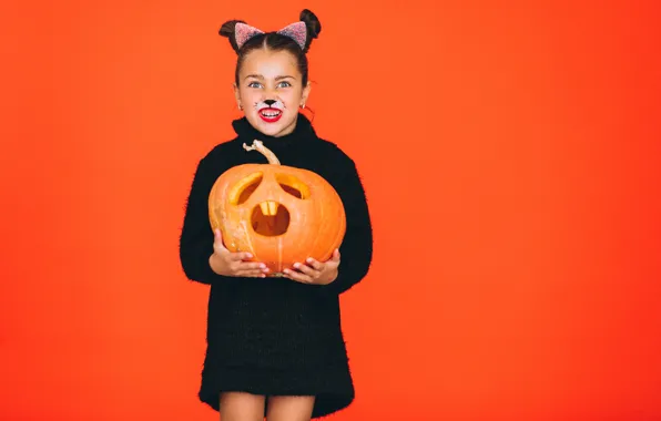 Autumn, look, holiday, the game, hands, makeup, pussy, muzzle