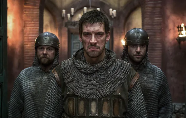 Picture scar, soldier, pearls, tv series, man, The Last Kingdom