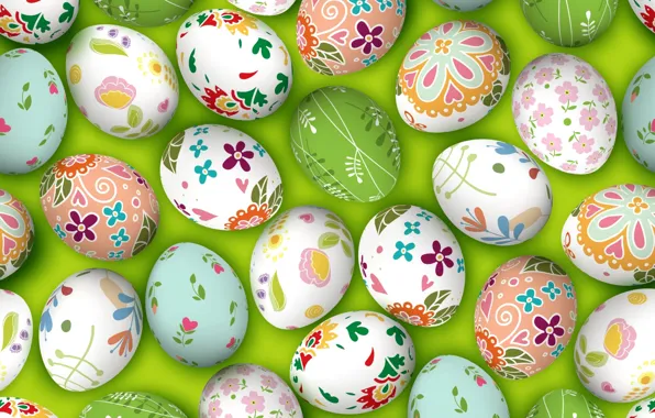 Picture eggs, Easter, eggs