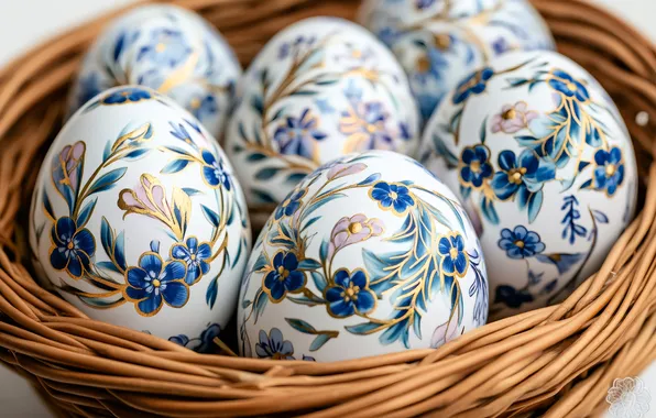 Holiday, eggs, spring, Easter, eggs, AI art, neural network