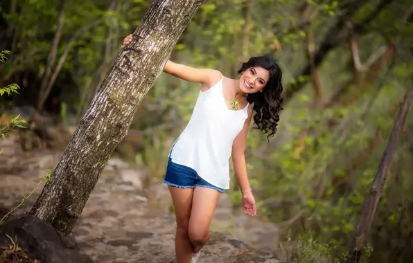 Picture summer, look, girl, smile, Valeria