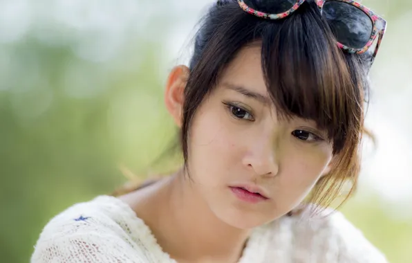 Picture mood, women, face, asian, portrait