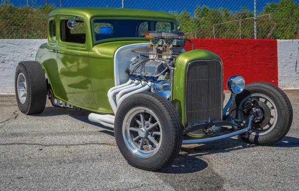 Retro, classic, hot-rod