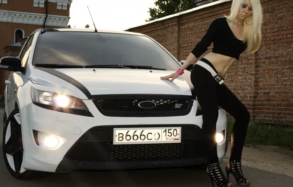 Machine, wall, blonde