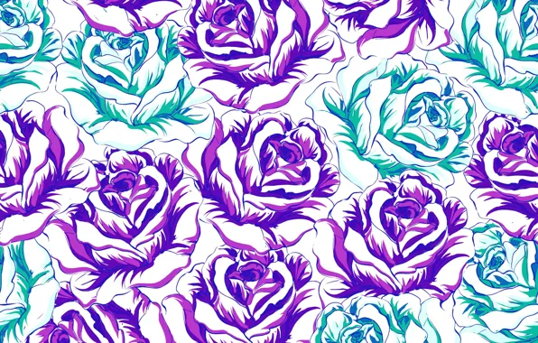 Picture background, roses, coloful