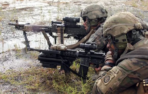 Weapons, army, soldiers