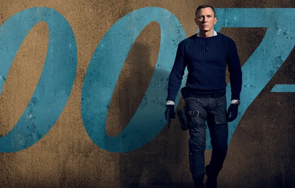 Thriller, action, 007, Daniel Craig, No Time To Die, Not time to die