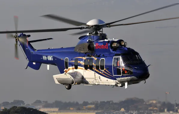 Picture flight, helicopter, Eurocopter, EC-225, Bond