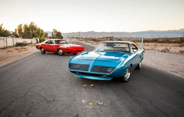 Picture 1970, Nascar, Dodge Daytona, Plymouth Superbird