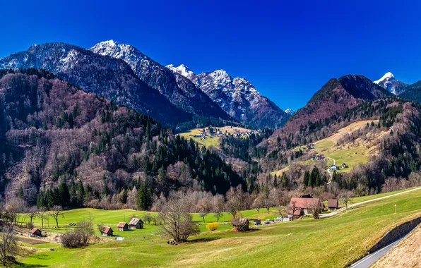 Mountains, Rock, Italy, Landscape, Pontebba