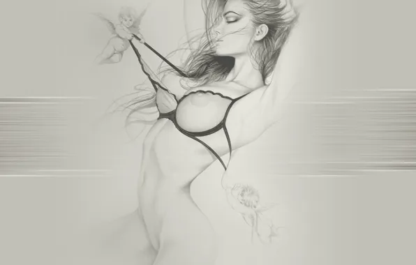 Chest, figure, angel