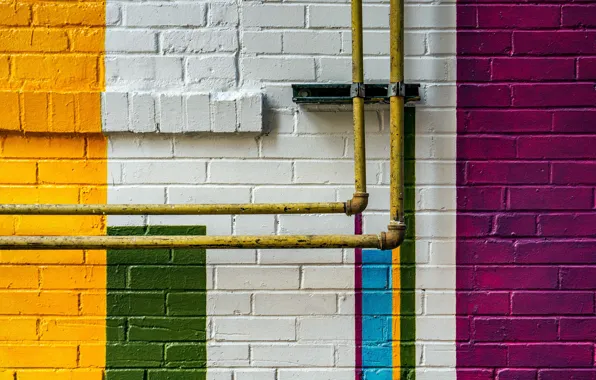 Wall, color, pipe