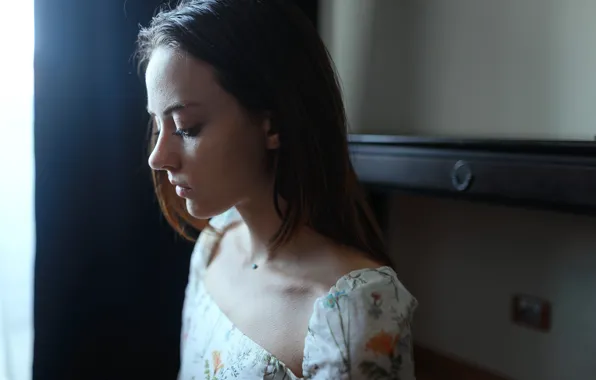 Look, girl, profile, sponge, Aleks Five