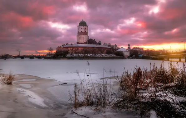 Sunset, Russia, Vyborg