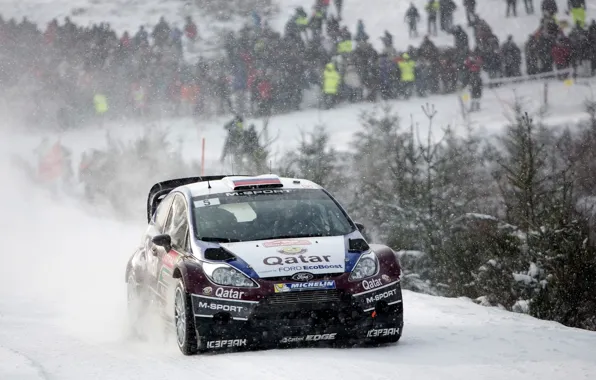 Picture Ford, Winter, Snow, Ford, WRC, Rally, Rally, Fiesta