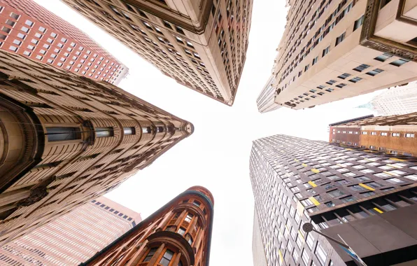 Skyscraper, home, New York, crossroads, USA, Manhattan