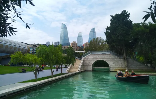 Picture Azerbaijan, Azerbaijan, Baku, Baku, Flame towers